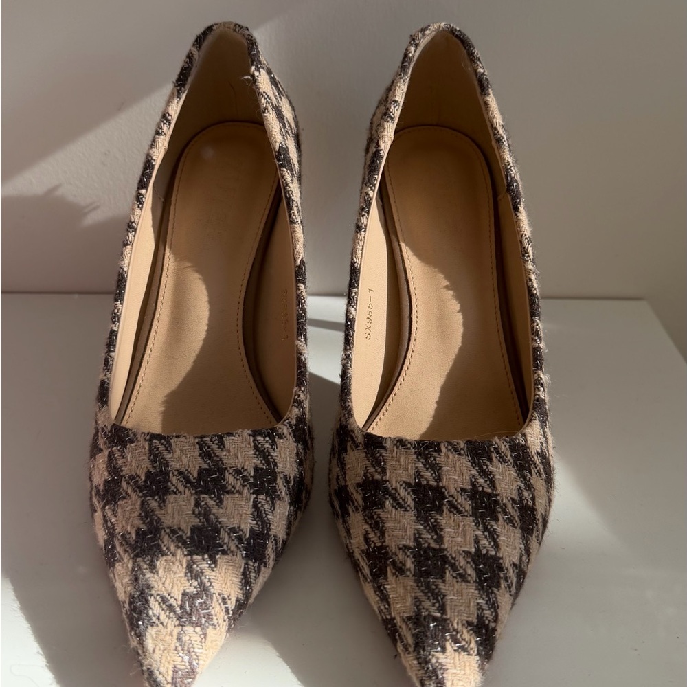 Stylish Houndstooth Women's Shoes